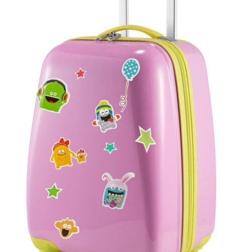 For+Kids+-+Children's+luggage+++reflective+stickers+Monster.+children's+suitcase.+children's+hard+case.+hand+luggage.+24+liters