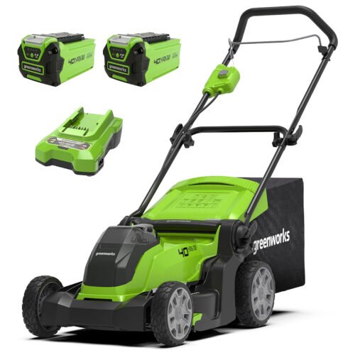 Greenworks+G40LM41K2X+Cordless+Lawnmower+for+Lawns+up+to+500m²