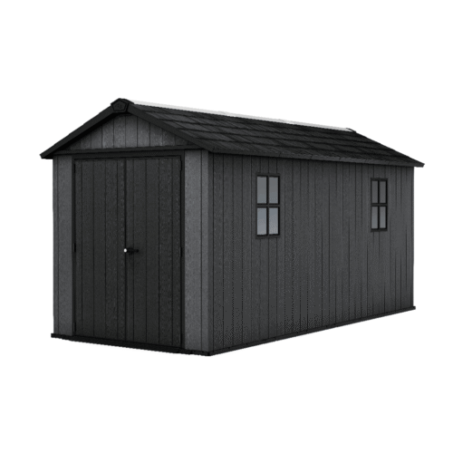 Keter+Newton+Plus+7.5x15+Storage+Shed.Storage+shed+shelf+kit+40+inches+included.+door-to-door+installation
